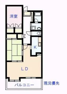 菊田参番館【5階】の間取り