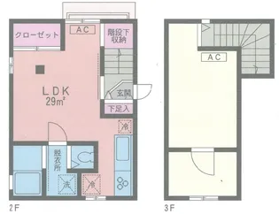 バルメゾン南千住【2階】の間取り