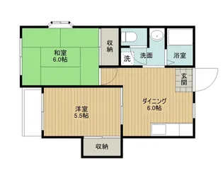 メゾンブランシュ【2階】の間取り