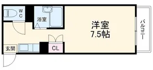 グレース六番【4階】の間取り
