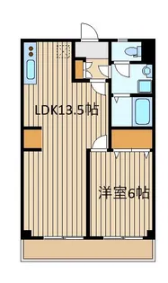 ハイブリッヂ大泉【4階】の間取り
