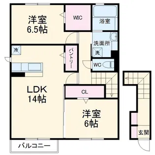 サンセールS【2階】の間取り