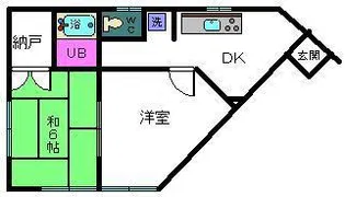 KMハイツ【2階】の間取り