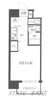 MV.imp大阪鶴橋【3階】の間取り
