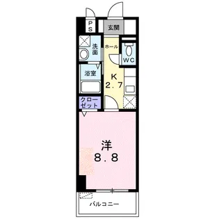 メゾン Shinka【8階】の間取り