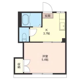 エンジェルハイム【1階】の間取り