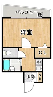 勝栄マンションパート6【2階】の間取り