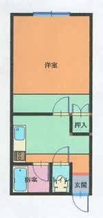 メゾン・ド・ローズB【2階】の間取り