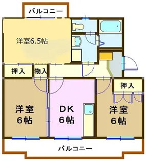 静岡県静岡市駿河区下島【マンション】の間取り