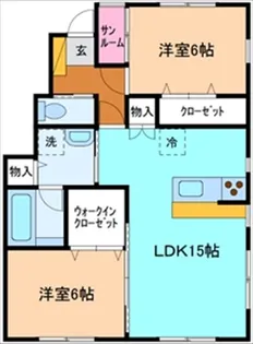 luce【1階】の間取り