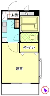 リトルズきたさかえ【1階】の間取り