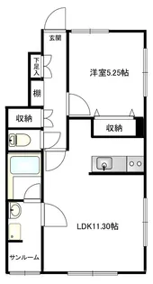 カーサCOCO【1階】の間取り