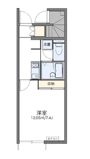 1Kの間取り画像
