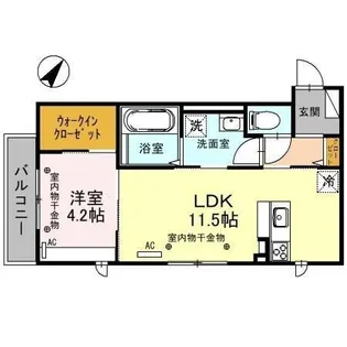 Dレジデンス兼六元町II【3階】の間取り