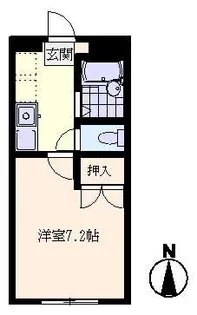 メゾンエスト【1階】の間取り