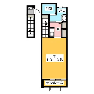 グラティチュードH【2階】の間取り