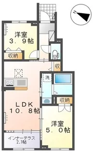 グランフォンテーヌ3【1階】の間取り