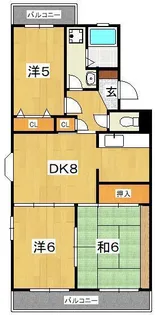 ビーハイブ【2階】の間取り