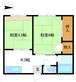 シティハイムアバンテ【1階】の間取り