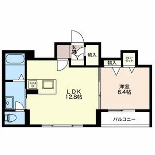 シャーメゾンリラフォート 102【1階】の間取り