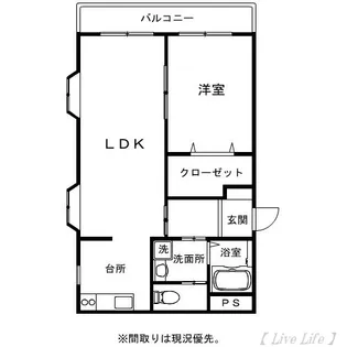 ガーデンアール【2階】の間取り