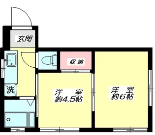 下北沢アサカ三陽マンション【3階】の間取り