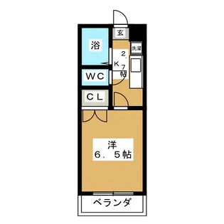 コーポラス清京【2階】の間取り