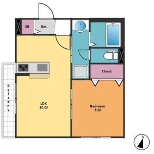 ANNEX【1階】の間取り