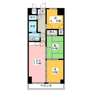 クレアコート吹上【2階】の間取り