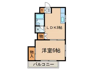 エコーハイツ【3階】の間取り