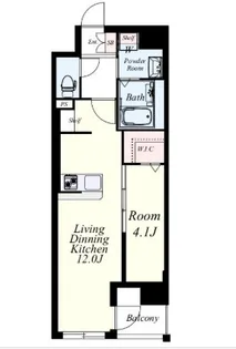 エクストラパレス【3階】の間取り