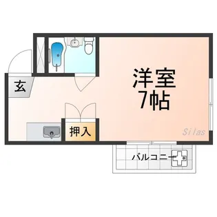 八瀬グリーンハイム【2階】の間取り