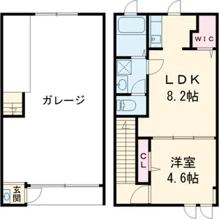 兵庫県明石市和坂1【アパート】の間取り