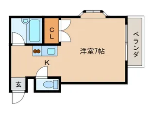 ぷりんせす八丁畷A【1階】の間取り