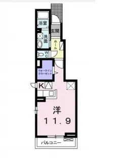 カサラン【1階】の間取り