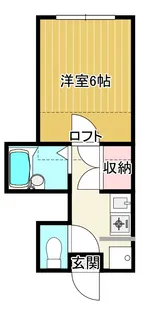 コーポゆたかB【2階】の間取り