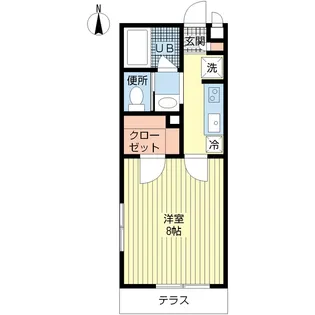 グランメール5【1階】の間取り