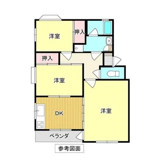 レジデンスさくら【3階】の間取り