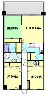 アイビーヒルズ久里浜5番館【13階】の間取り