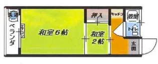 志茂マンション【3階】の間取り