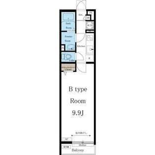 愛知県名古屋市中村区靖国町1【マンション】の間取り