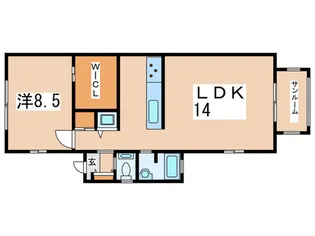 ビラ・トーレ【2階】の間取り