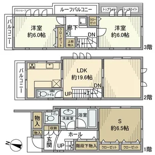 東京都杉並区阿佐谷南3【一戸建】の間取り