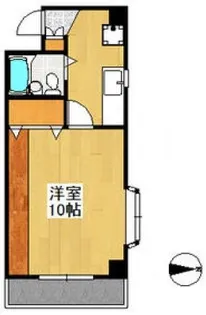 ジュネス沖新【6階】の間取り