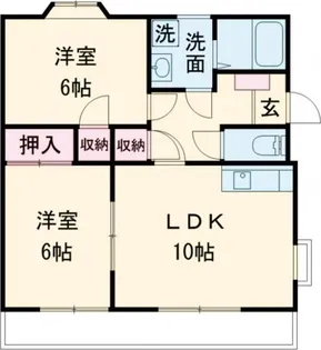 サクセスII【1階】の間取り
