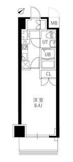 ジュモー京成船橋【7階】の間取り
