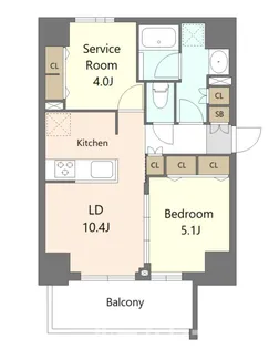 東京都板橋区熊野町【マンション】の間取り