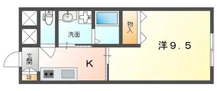 ソレイユアーバン18【1階】の間取り