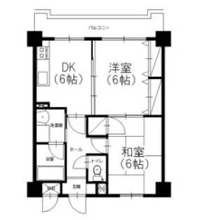 福岡県福岡市中央区鳥飼2【マンション】の間取り