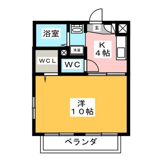 マ メゾンヌーヴォー I【2階】の間取り